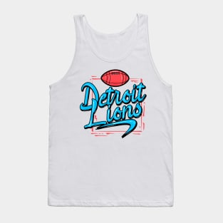 Detroit lions Tank Top